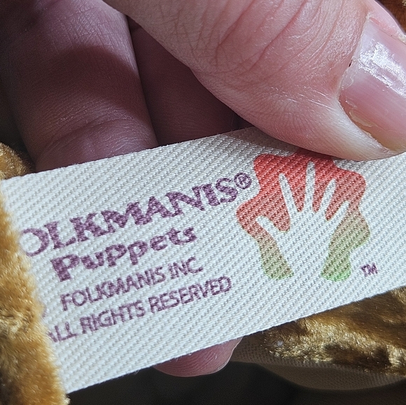 Folkmantis Puppets Wyvern Dragon Hand Puppets Green Wings - Picture 7 of 10